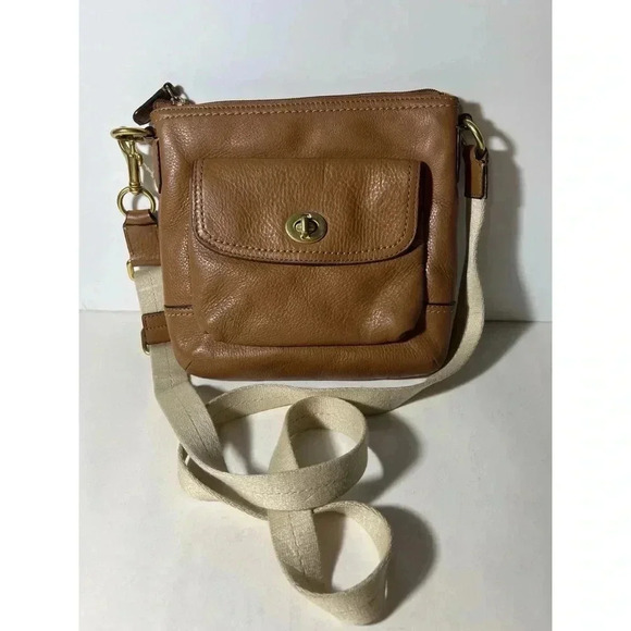 Brown Leather Crossbody Bag